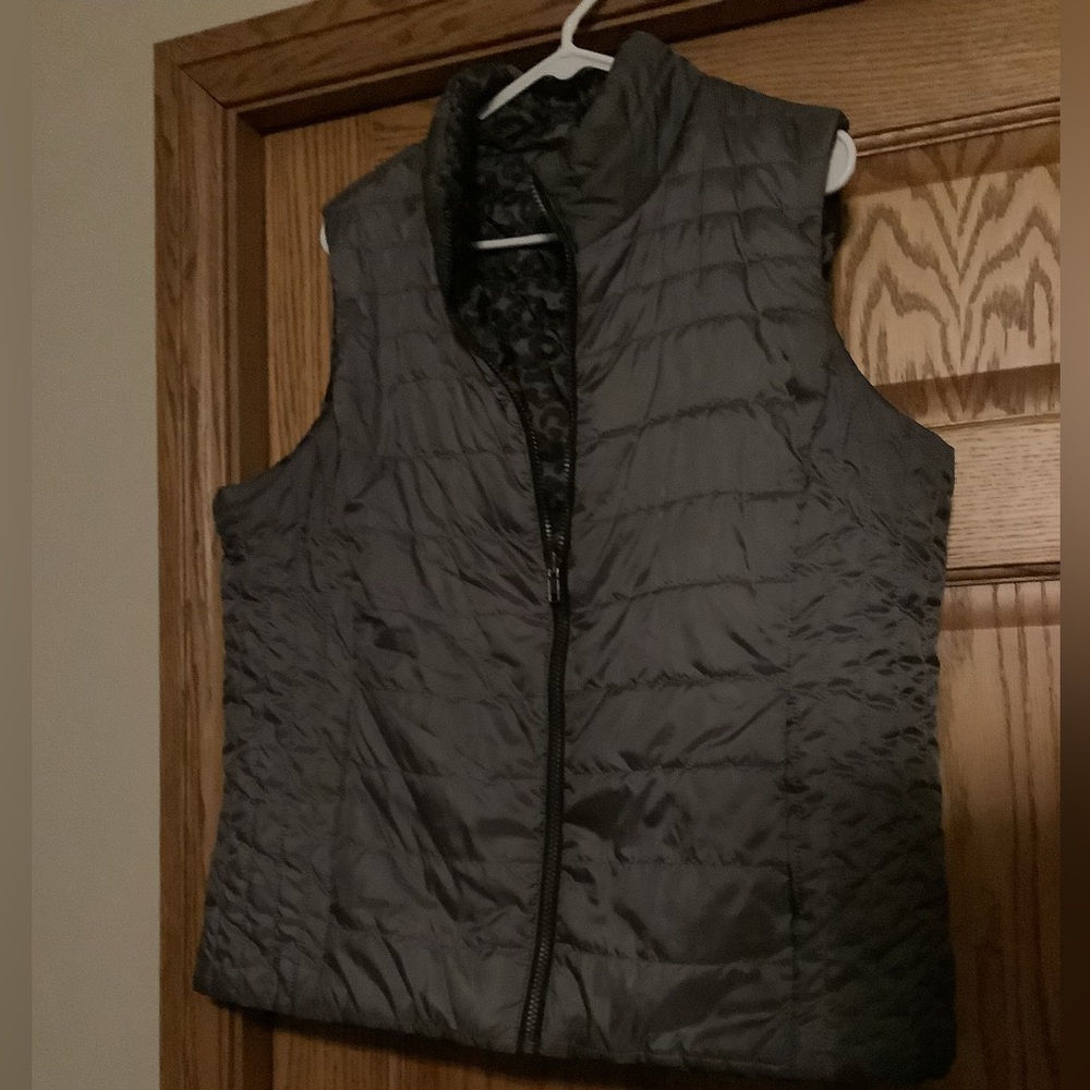 Tribal Gray Quilted Vest